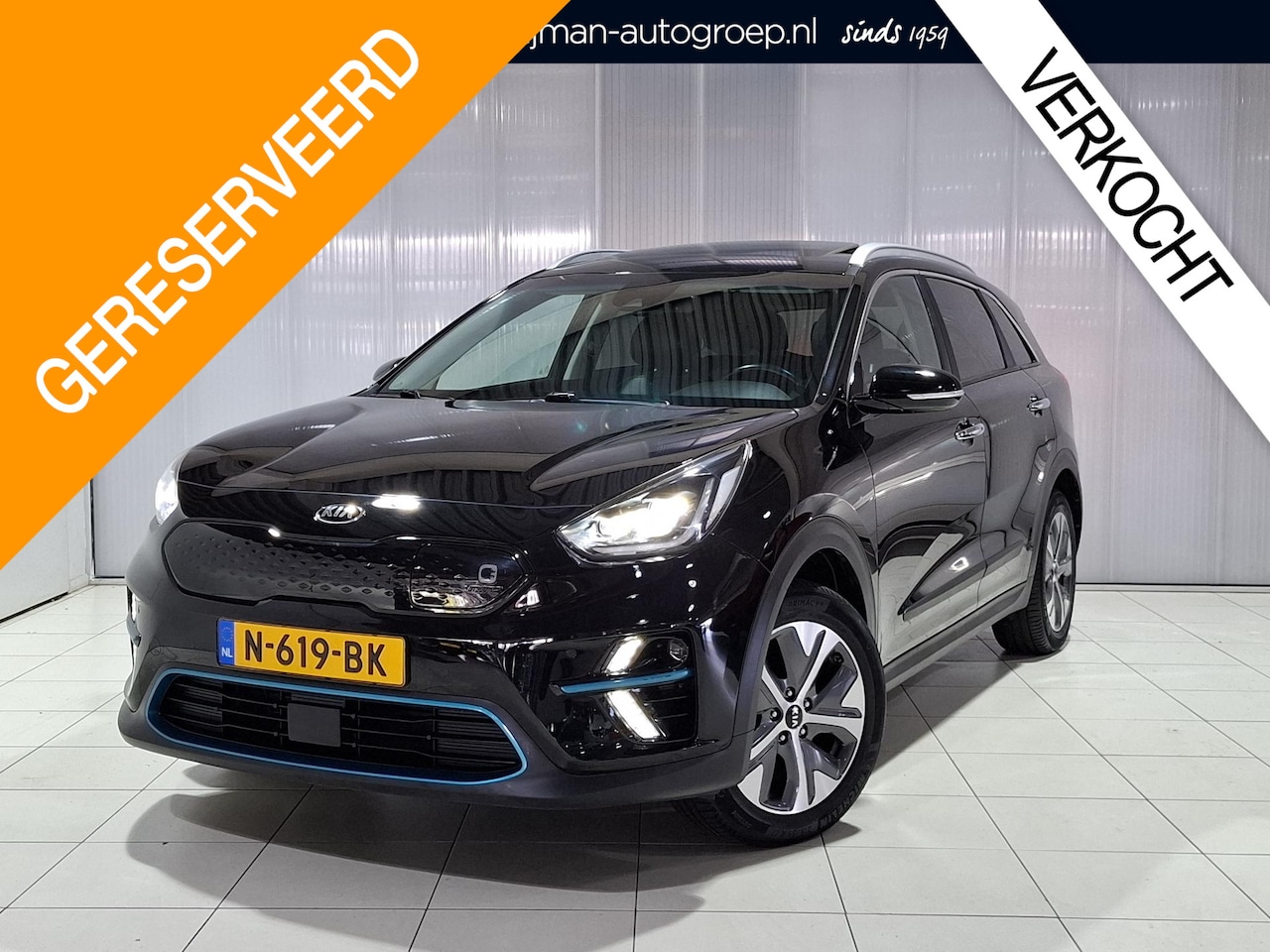 Kia e-Niro - ExecutiveLine 64 kWh SOH 100% Stoel en Stuur verwarming, Schuif kantel dak, Apple Carplay/ - AutoWereld.nl