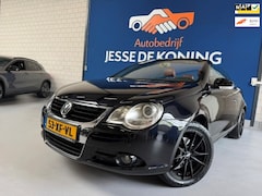Volkswagen Eos - 2.0-16v FSI / bj.2007 / kleur: zwart / panoramadak / leder/sportvelgen / cruise / NAP met