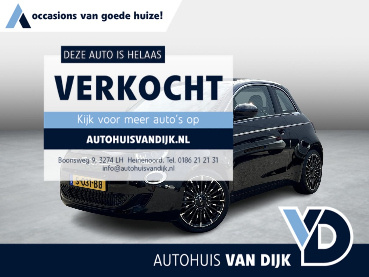 Fiat 500 - 3+1 La Prima 42 kWh | Leder/Navi/Camera/Adapt.Cruise/Clima/Stoelverwarming/17" All Season - AutoWereld.nl