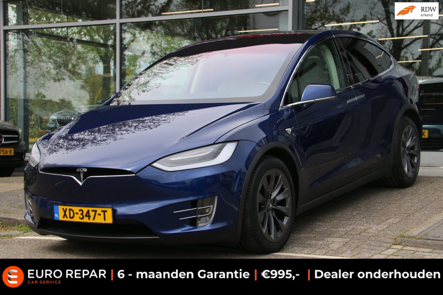 Tesla Model X - 100D 6p. SOH 90,7% PANO-DAK TREKHAAK NAP! - AutoWereld.nl