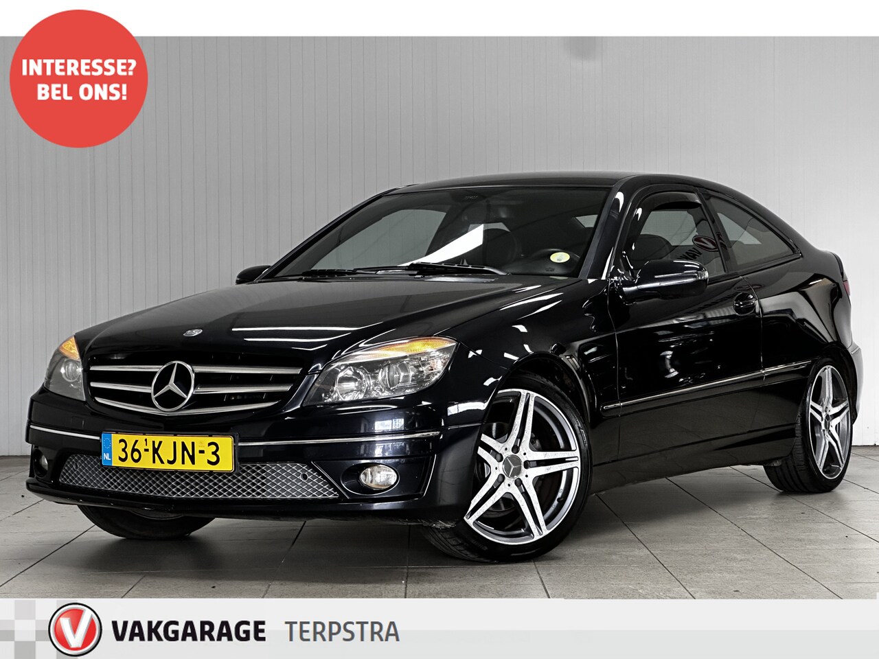 Mercedes-Benz CLC-klasse - 180 K. Prestige/ HISTORIE!/ Zwarte Hemel!/ Trekhaak/ Stoelverw./ 18''LMV/ Half-LEDER-Sport - AutoWereld.nl