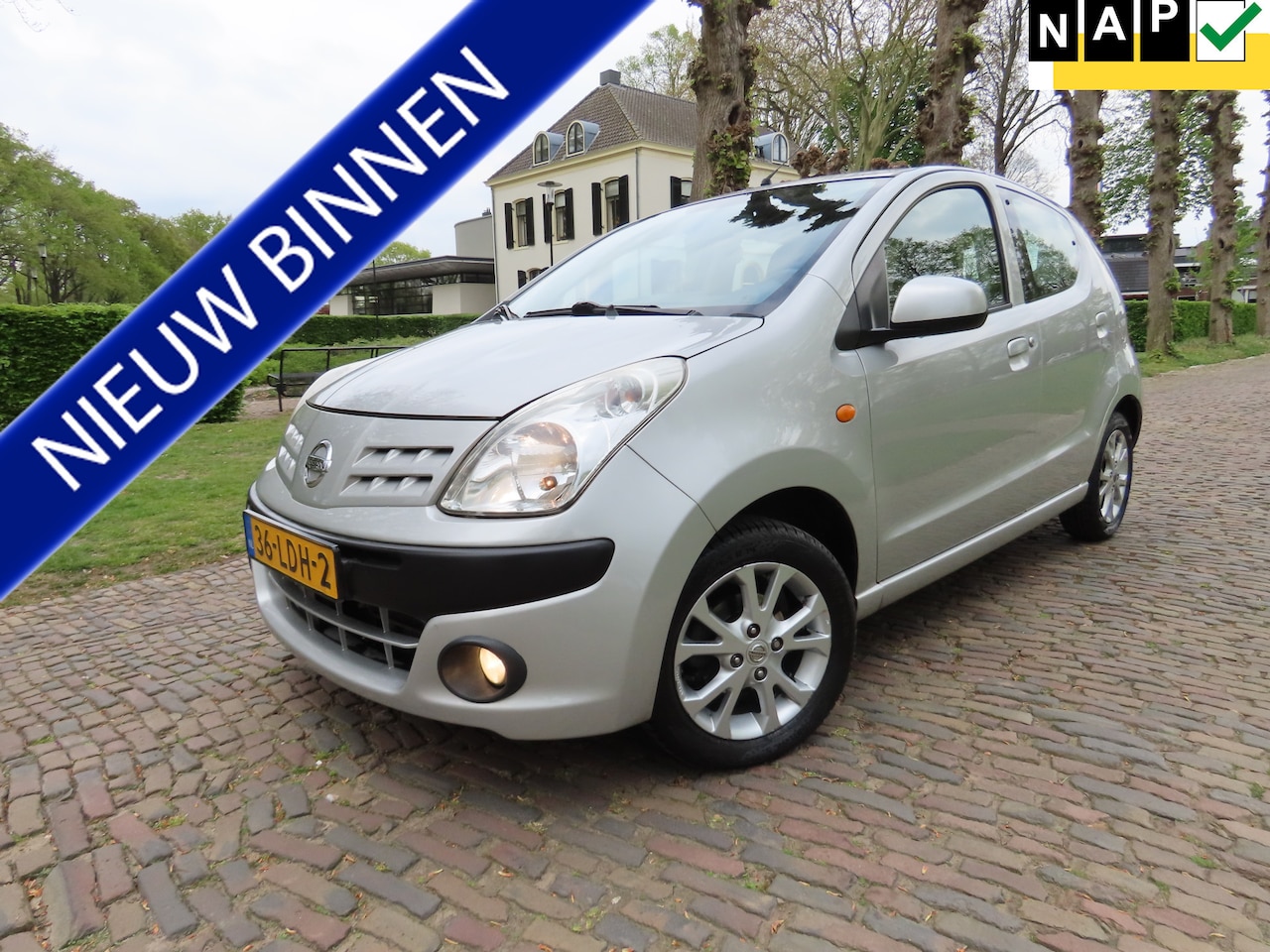 Nissan Pixo - 1.0 Look ***78712 KM !! N.A.P*** Airco 5 Drs Stuurbekrachtiging Isofix LM Velgen Trekhaak - AutoWereld.nl