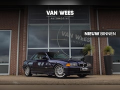 BMW 3-serie Cabrio - 320i E36 | HiFi audio | Motorsport velgen | Montrealblau | Leer | Sportstuur | Stoelverwar