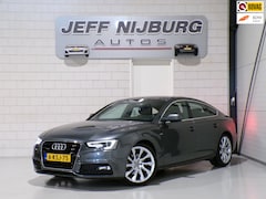 Audi A5 Sportback - 2.0 TFSI Quattro 2X S-Line "Origineel NL" Automaat Xenon-LED Leer 19"Velgen Navigatie Blue