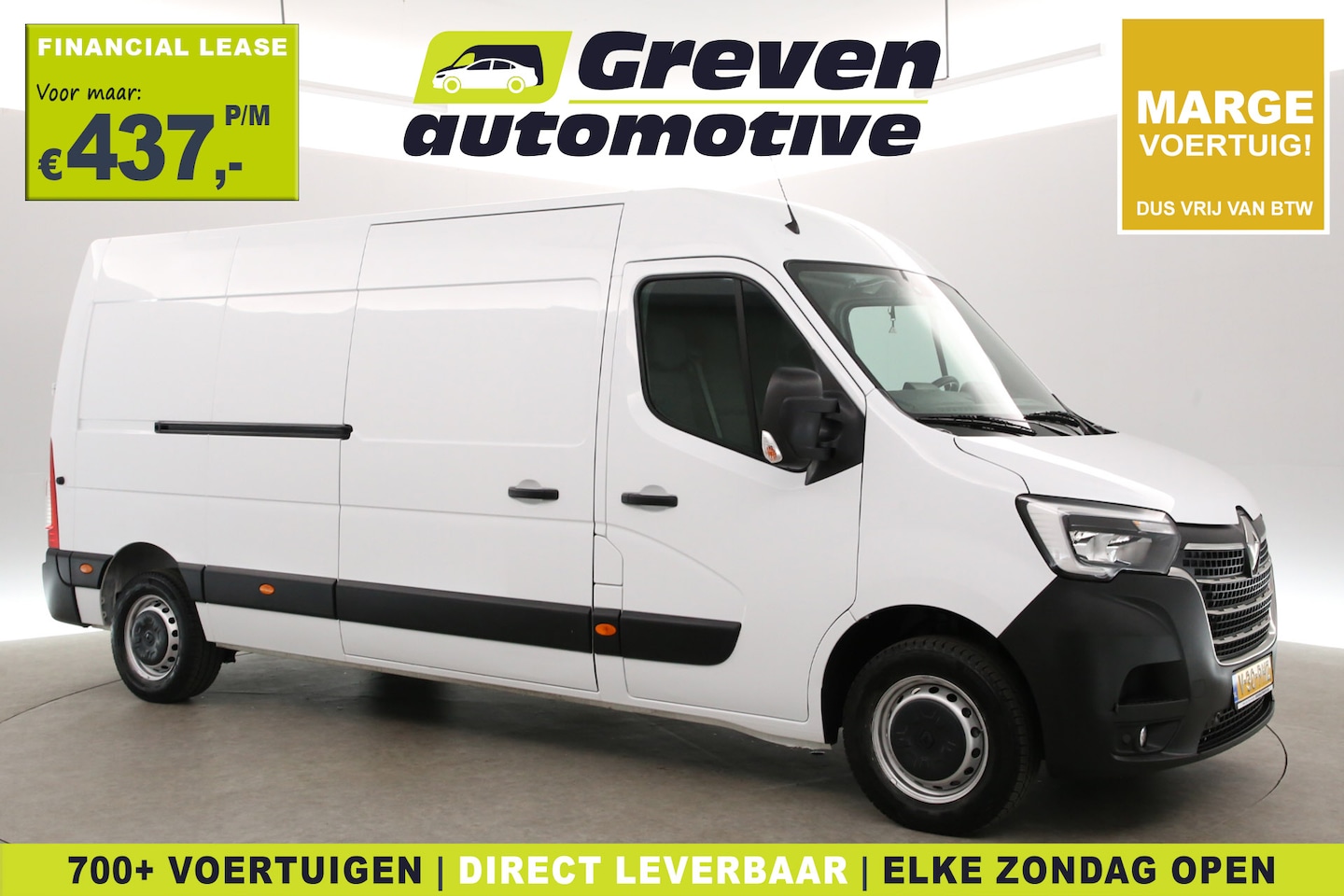 Renault Master - T35 2.3 dCi L3H2 | MARGE | Airco | Cruise | Slaapcabine | 3 Zits | Trekhaak | Parkeersens - AutoWereld.nl