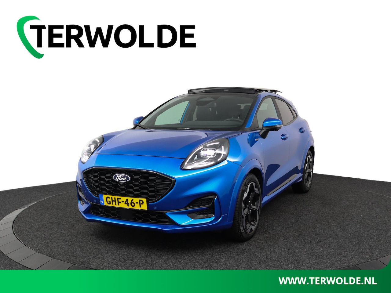 Ford Puma - 1.0 EcoBoost Hybrid ST-Line X | Panoramadak | Adapt. Cruise | 360 Camera | Stoel- & Voorru - AutoWereld.nl