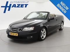 Saab 9-3 Cabrio - 1.8t AUT. ORIGINEEL NEDERLANDS + NIEUWE KAP | AFN. TREKHAAK | HIRSCH | LEDER | STOELVERW