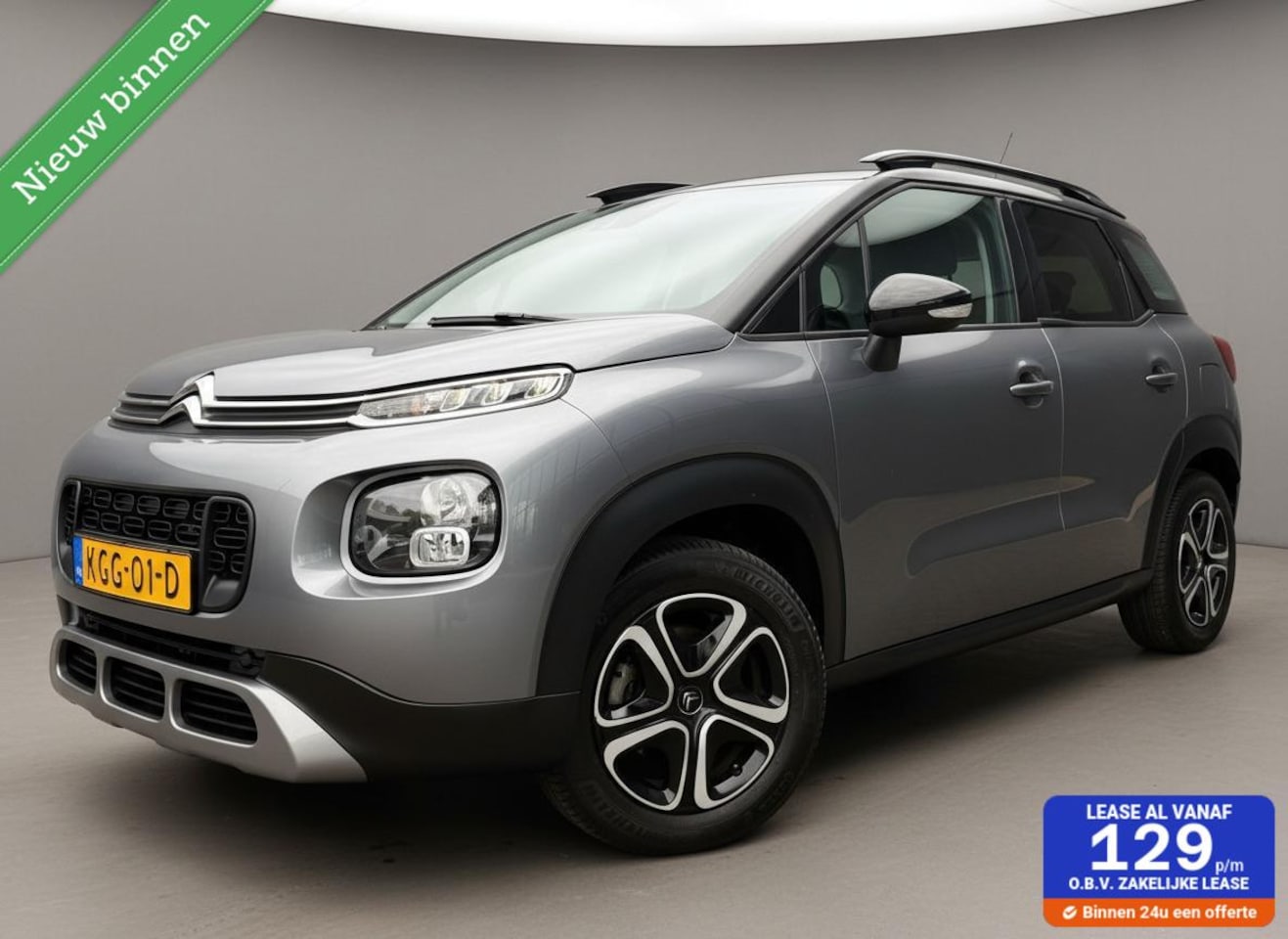 Citroën C3 Aircross - 1.2 PureTech S&S Shine Carplay Led Cruise 2017 Navigatie Hoge Instap MF Stuur Aux Usb Eers - AutoWereld.nl