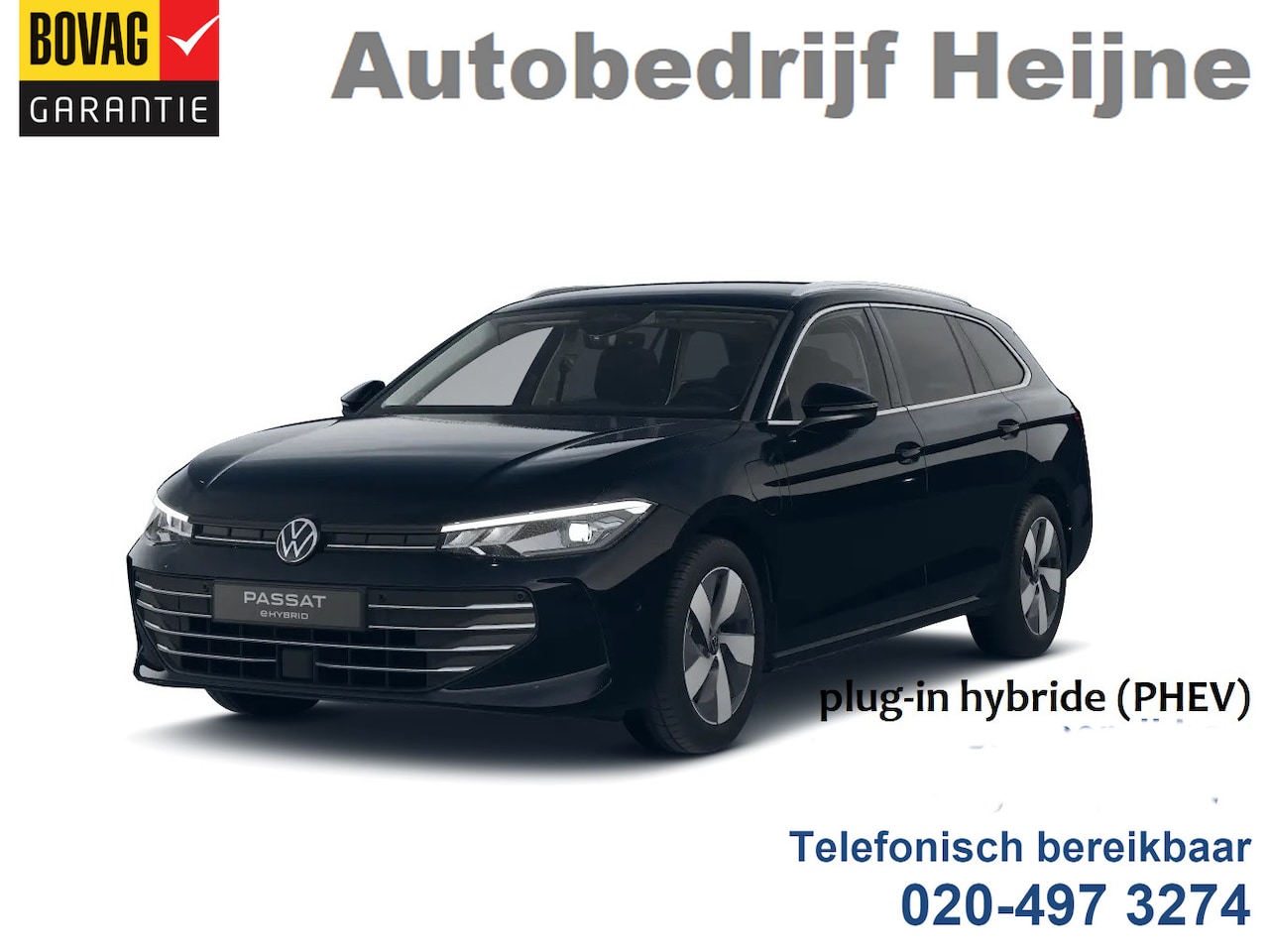 Volkswagen Passat Variant - 1.5 eHybrid 204PK HYBRIDE BUSINESS ALCANTARA/HEAD-UP/CAMERA/TREKHAAK - AutoWereld.nl