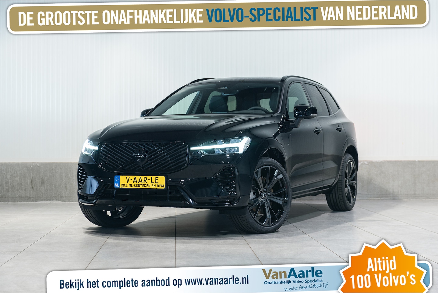 Volvo XC60 - T6 Aut. Ultra Black Edition ACC Trekhaak 360camera Stoelverwarming 405pk - AutoWereld.nl