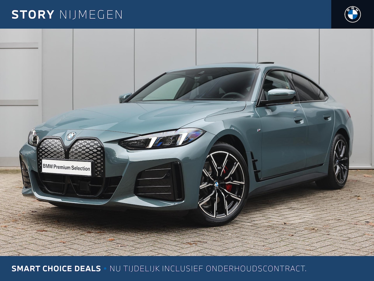 BMW i4 - eDrive35 Gran Coupé High Executive M Sport / Schuif-kanteldak / Adaptieve LED / Active Cru - AutoWereld.nl
