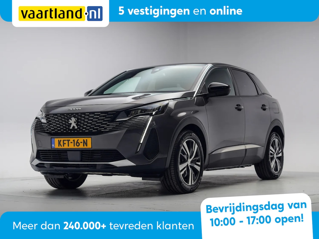Peugeot 3008 - 1.6 Plug-in Hybrid 225 Alure [ Navi Apple / Android Camera Half-leder ] - AutoWereld.nl