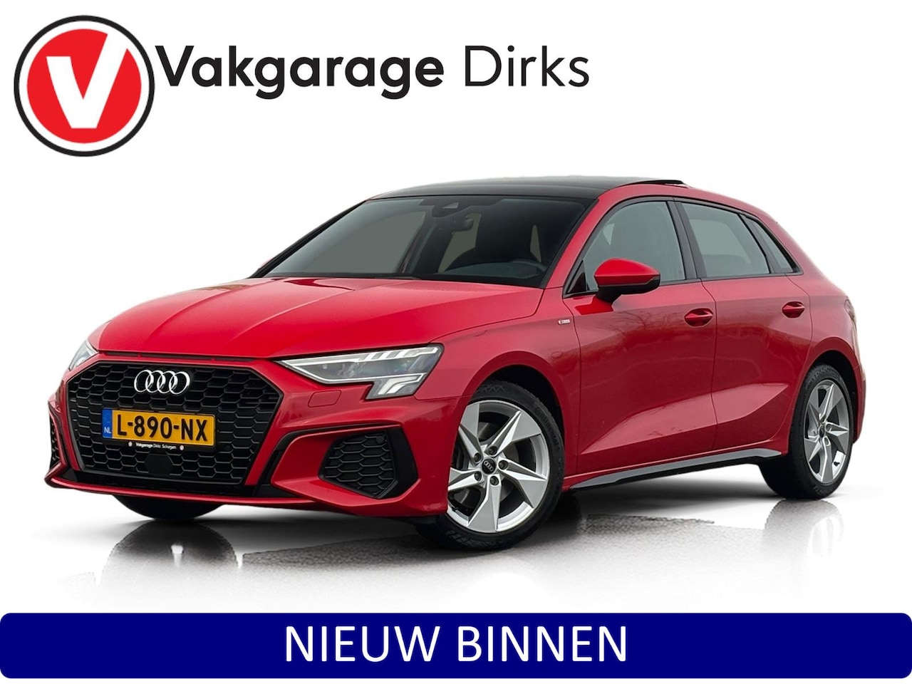 Audi A3 Sportback - 35 TFSI 2x S-Line ✅ Pano ✅ LED ✅ Camera - AutoWereld.nl