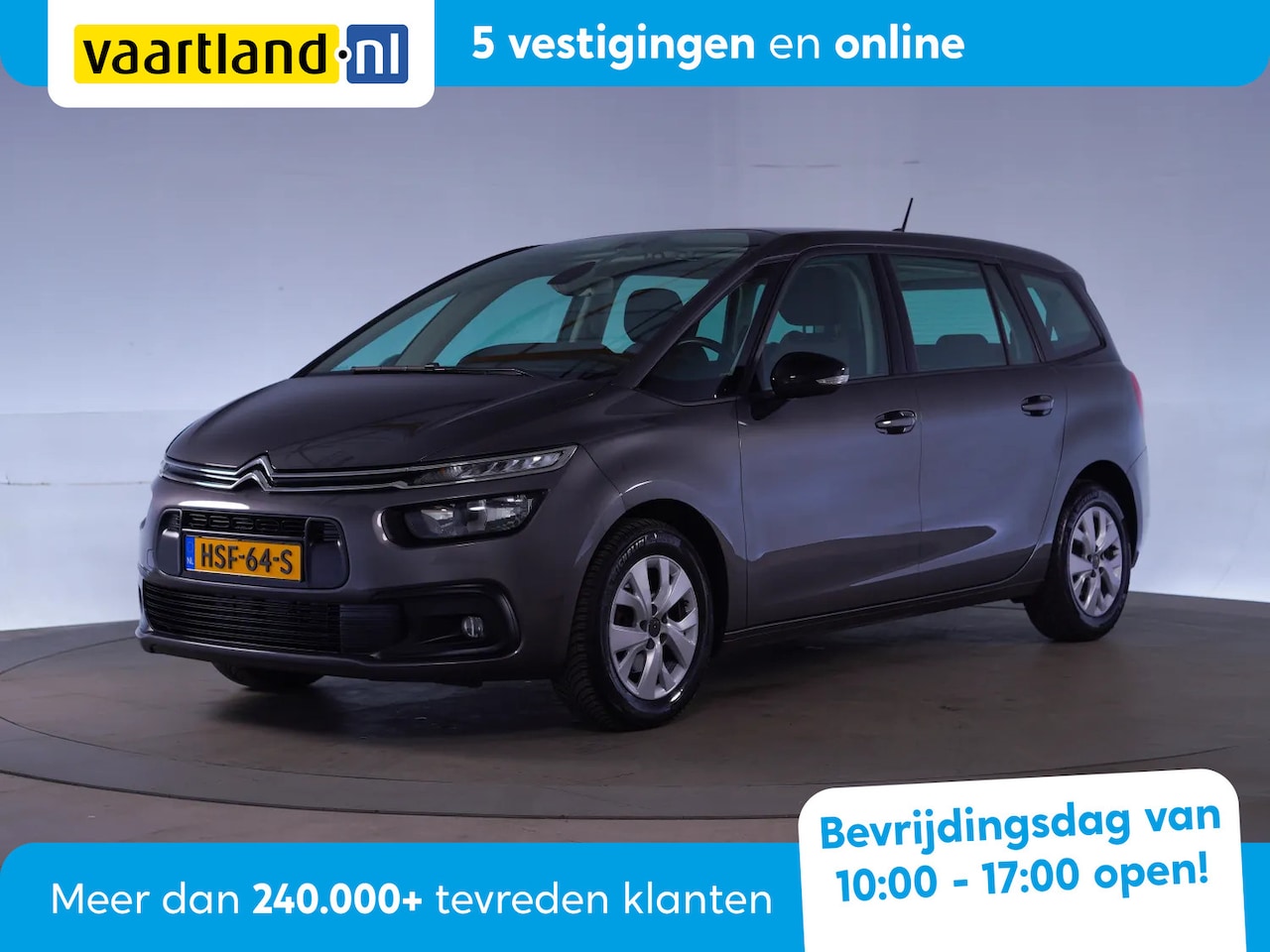 Citroën C4 SpaceTourer - 1.2 PureTech Business 7-Pers Aut. [ Navi Carplay Climate ] - AutoWereld.nl