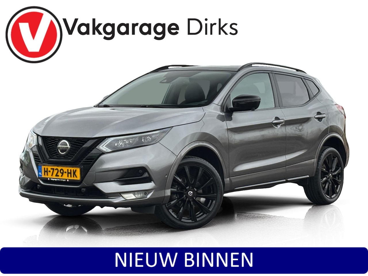 Nissan Qashqai - 1.3 DIG-T N-Tec Black Style ✅ Pano ✅ LED ✅ ACC - AutoWereld.nl