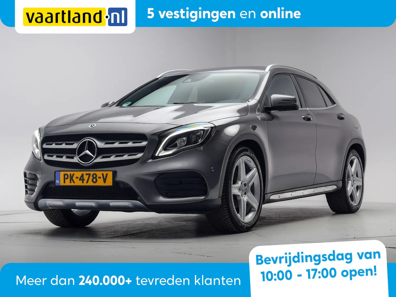 Mercedes-Benz GLA-Klasse - 180 AMG Premium Aut. [ LED Navi Camera Half-leder ] - AutoWereld.nl