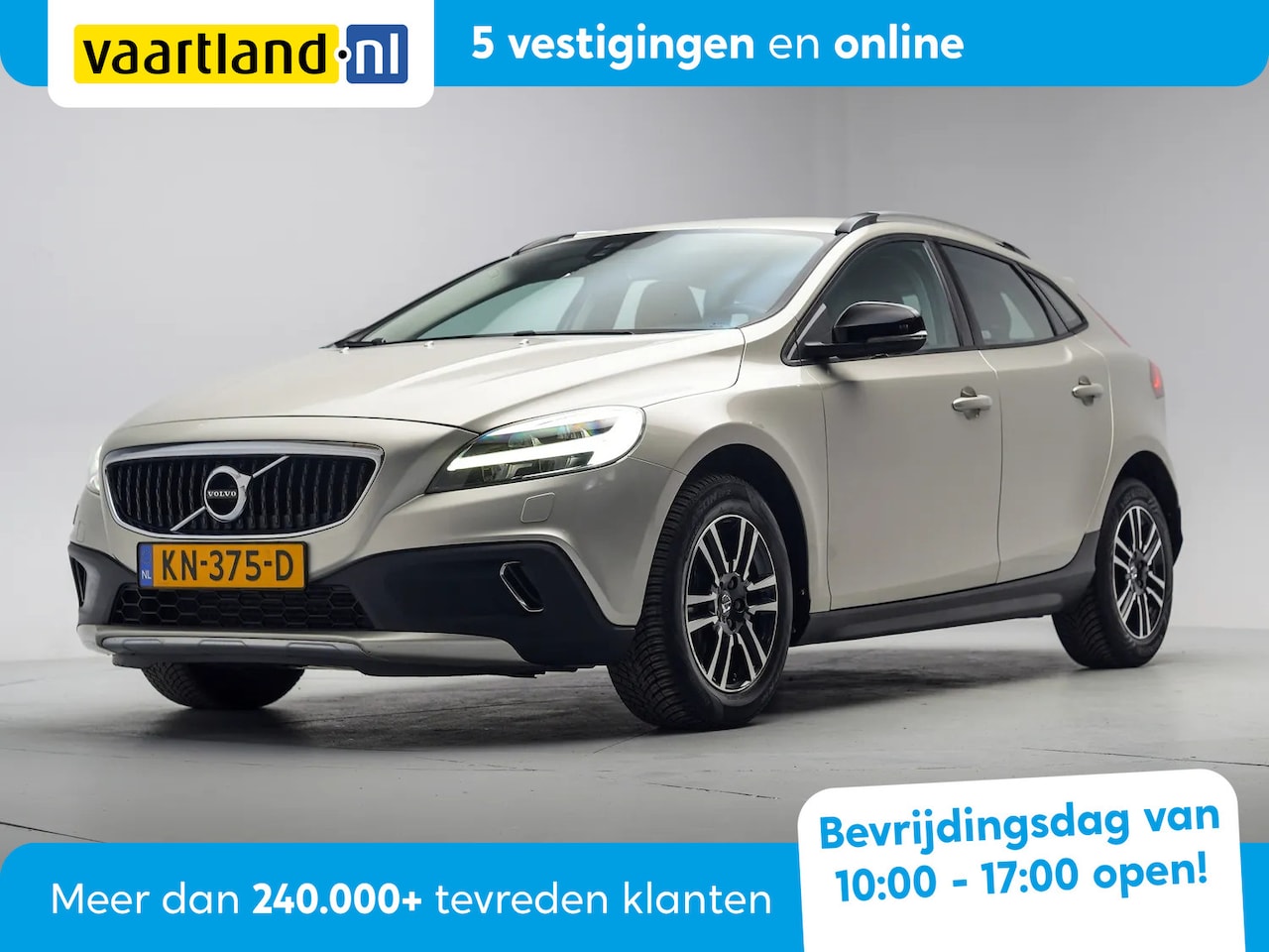 Volvo V40 Cross Country - 1.5 T3 Nordic+ Aut. [ Navi LED Stoelverwarming Trekhaak ] - AutoWereld.nl