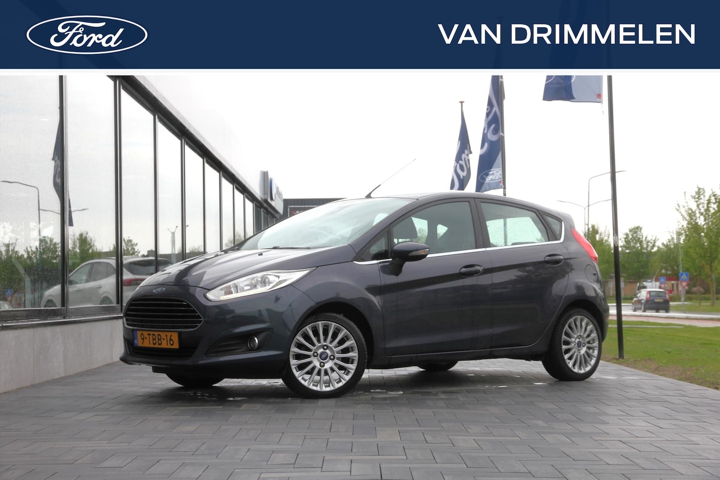 Ford Fiesta - 1.0 EcoBoost 100PK 5D Titanium 'Midnight Sky Metallic' | X-PACK - AutoWereld.nl