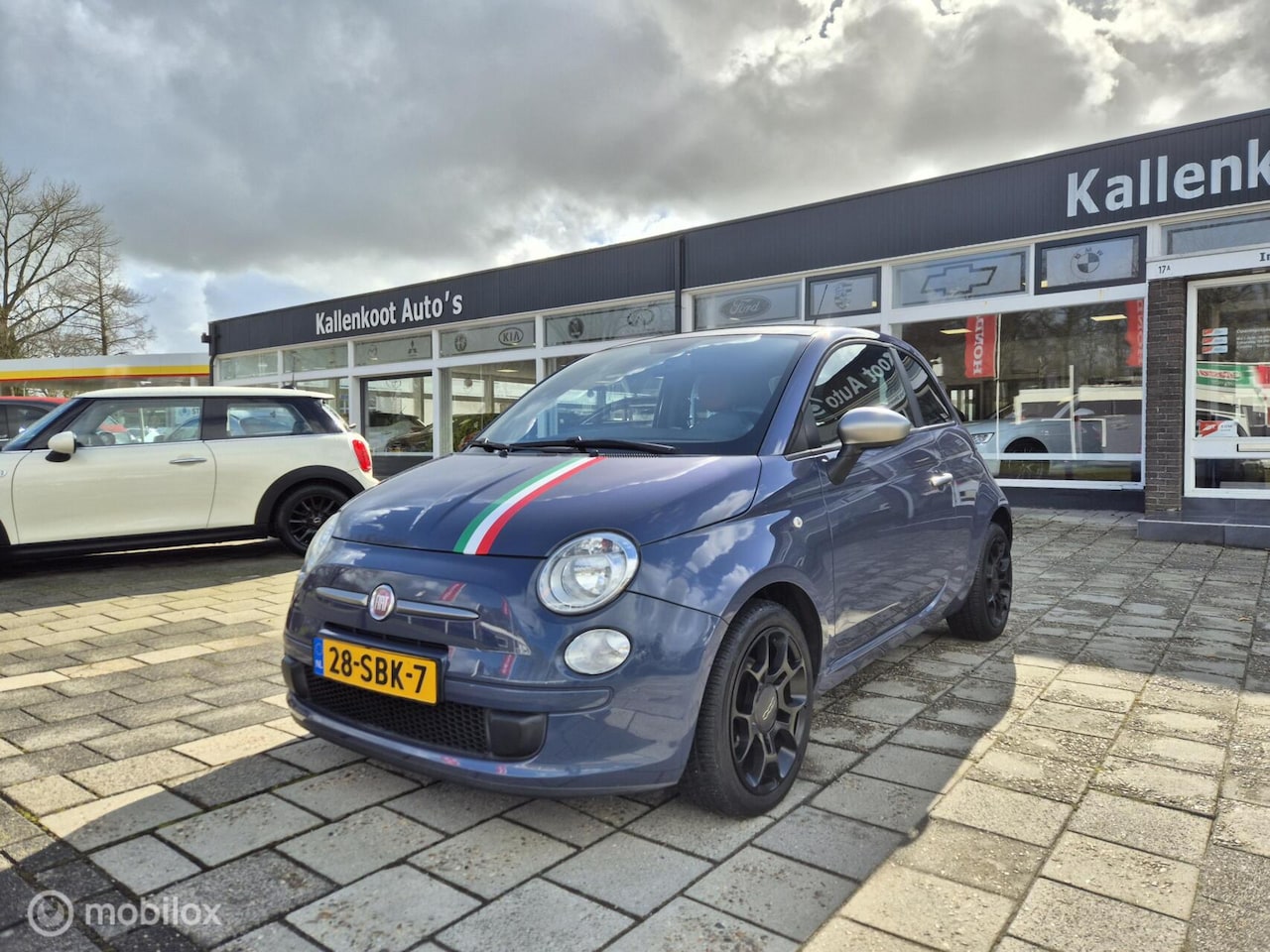 Fiat 500 - 0.9 TwinAir Blackjack 0.9 TwinAir Blackjack, Leer, Airco, 16 inch, NAP! - AutoWereld.nl