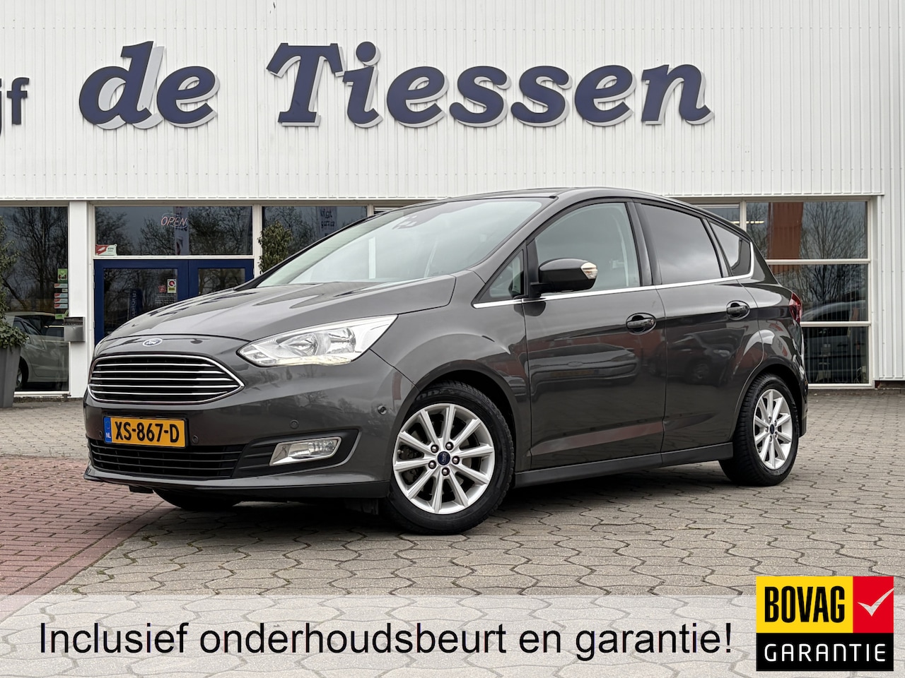 Ford C-Max - 1.5 Titanium Automaat, Stoelvrw., Trekhaak, Rijklaar met beurt & garantie! - AutoWereld.nl
