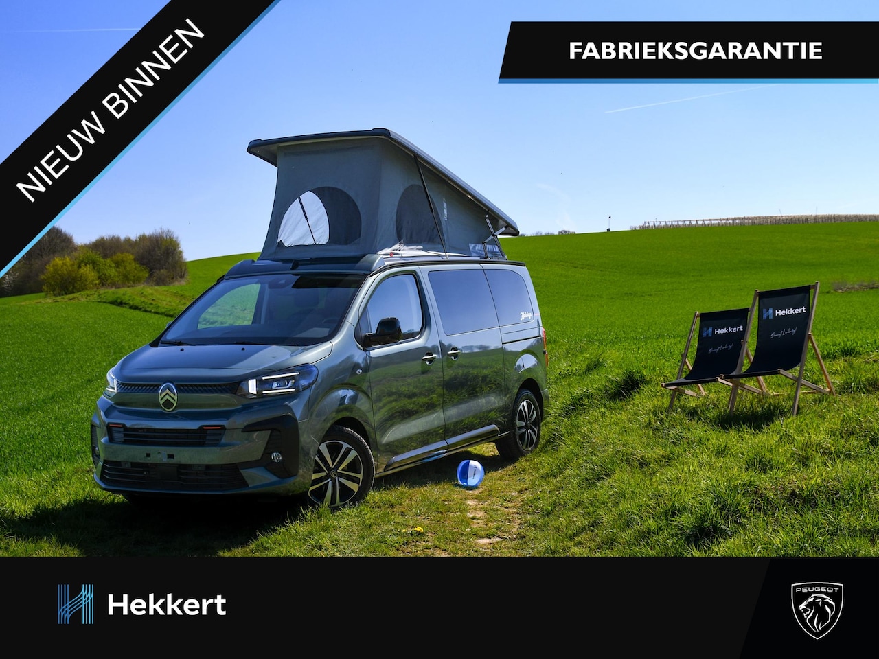 Citroën Holidays - 2.0 BlueHDi 180pk Automaat DIRECT LEVERBAAR | COMPLETE CAMPER | HEFDAK + BED | MAX PAKKET - AutoWereld.nl