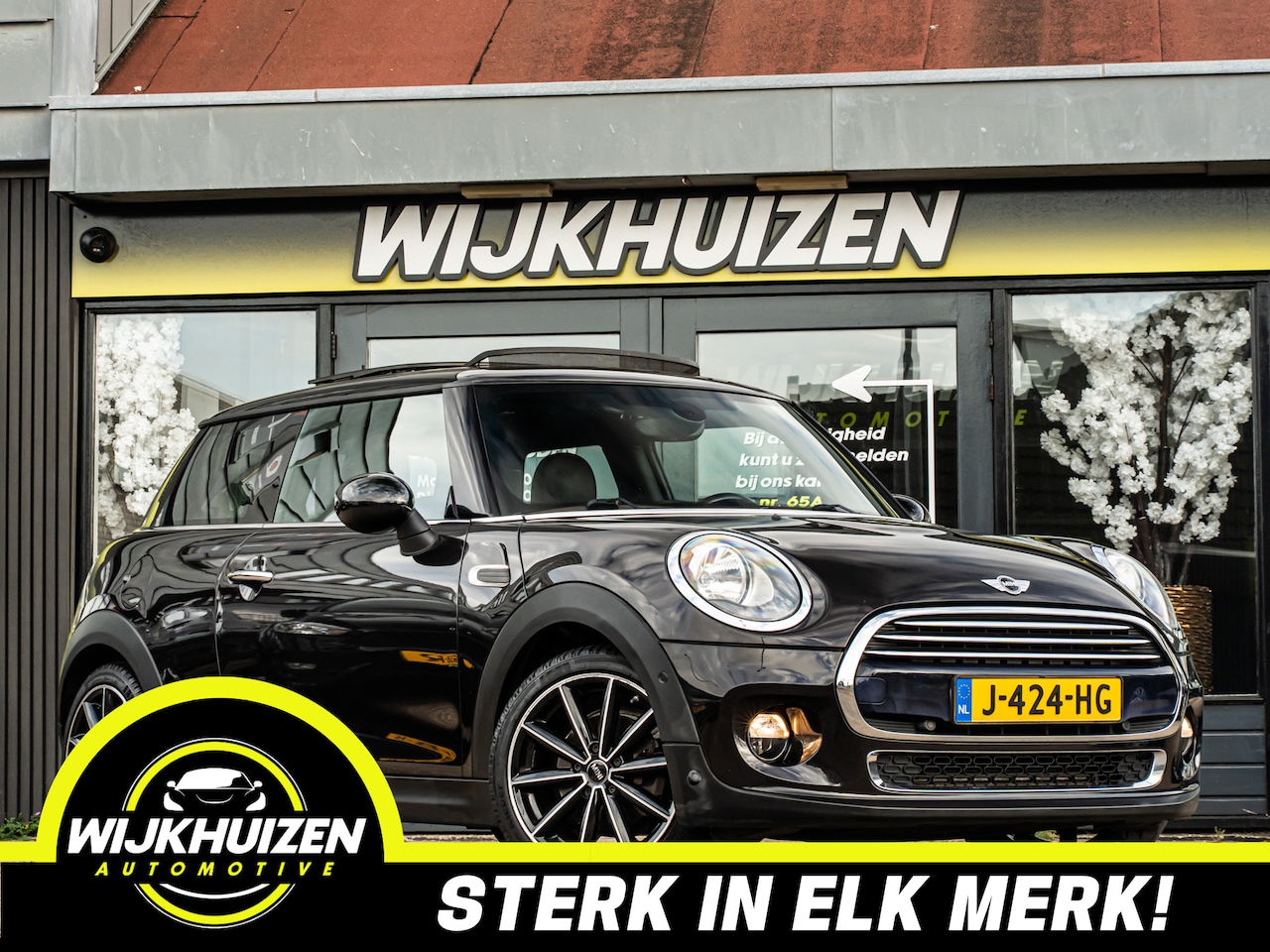 MINI Cooper - Mini 1.5 Automaat met Panorama dak !!! Leder !!! Vol opties !!! - AutoWereld.nl