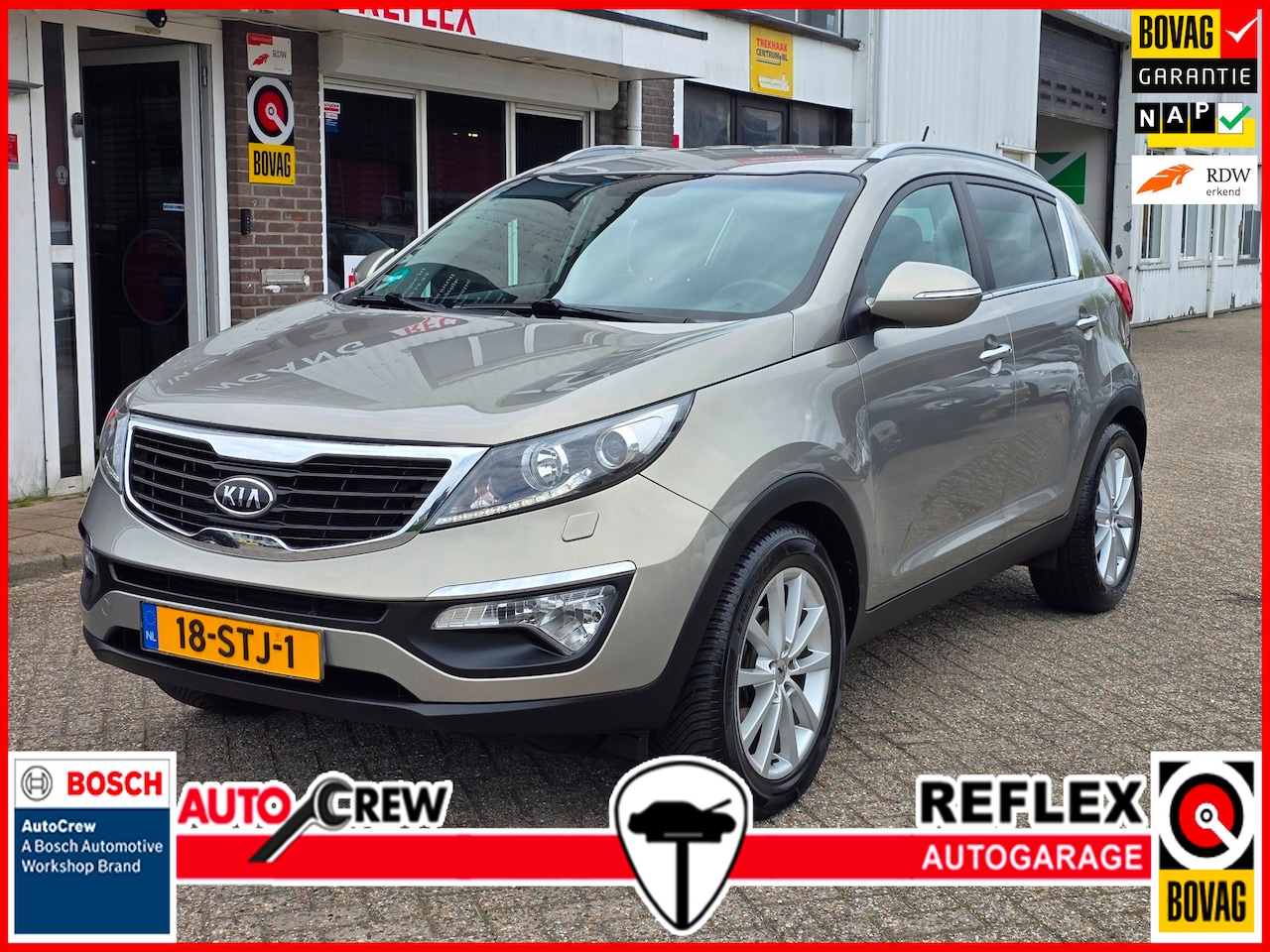 Kia Sportage - 2.0 X-clusive AUTOMAAT|LEDER|NAVI|CRUISE - AutoWereld.nl