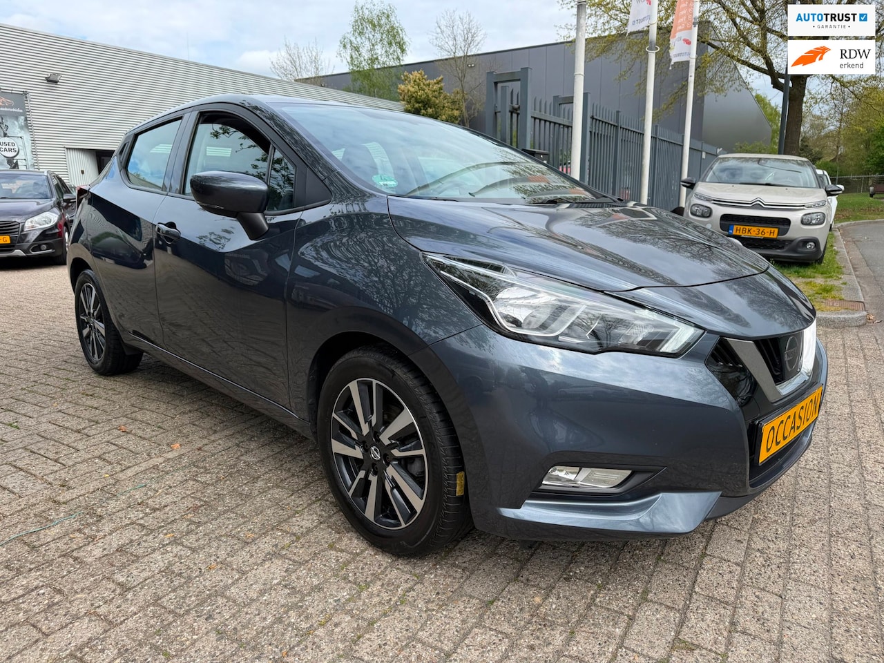 Nissan Micra - 1.0 IG-T Acenta camera, cruise, airco, elec pakket, stoelverwarming, 16'sport wielen, pdc - AutoWereld.nl