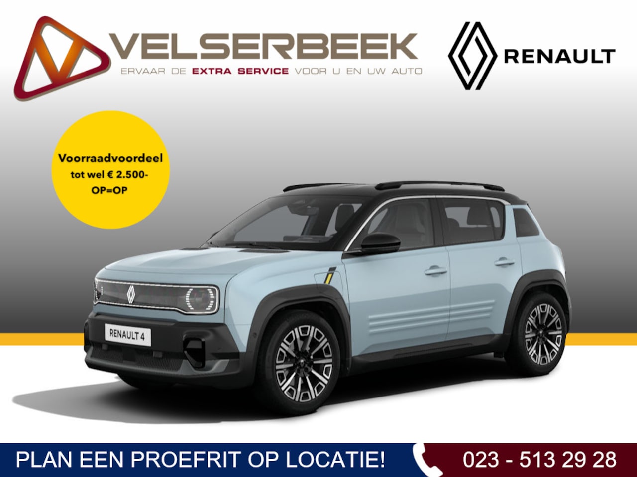 Renault 4 - comfort range iconic 52 kWh "Nu op Voorraad" - AutoWereld.nl