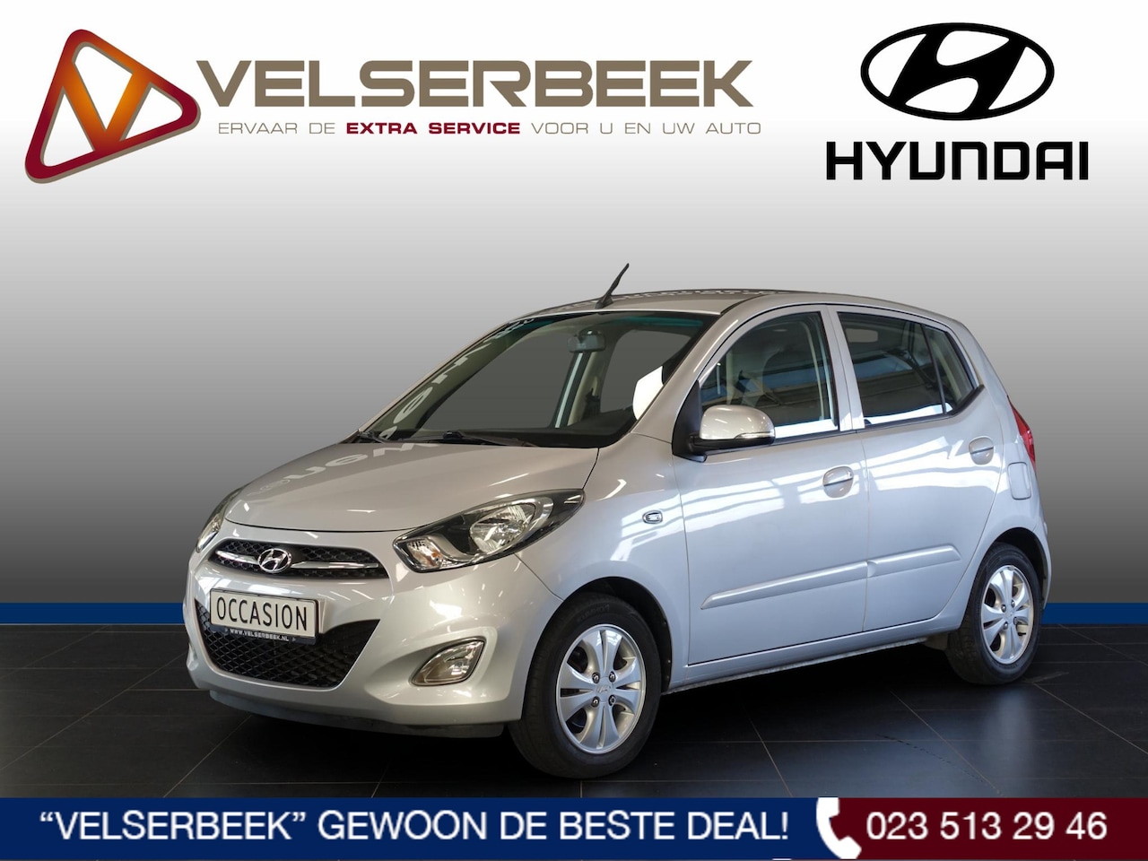Hyundai i10 - 1.2 i-Catcher *Automaat/53.060 Km/Airco/LMV * - AutoWereld.nl