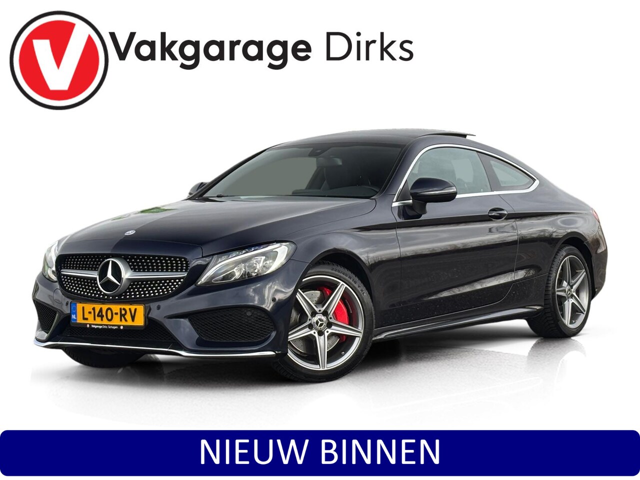 Mercedes-Benz C-klasse Coupé - 250 Aut9 AMG Premium ✅ Pano ✅ LED ✅ Stoelverwarming - AutoWereld.nl
