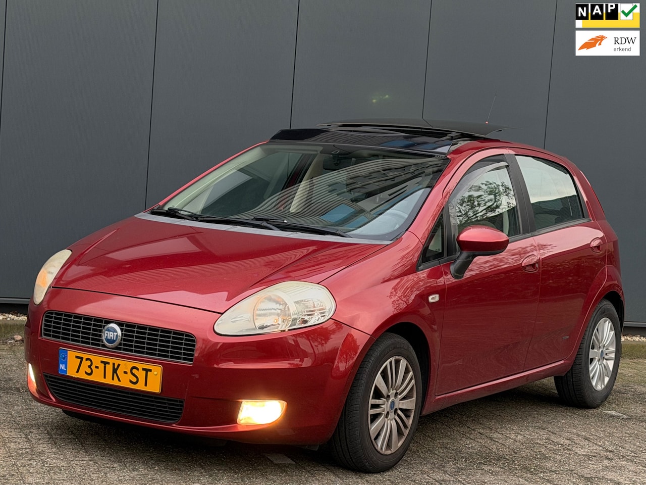 Fiat Grande Punto - 1.4 Edizione Blue & Me | Nap | Automaat | Pano - AutoWereld.nl