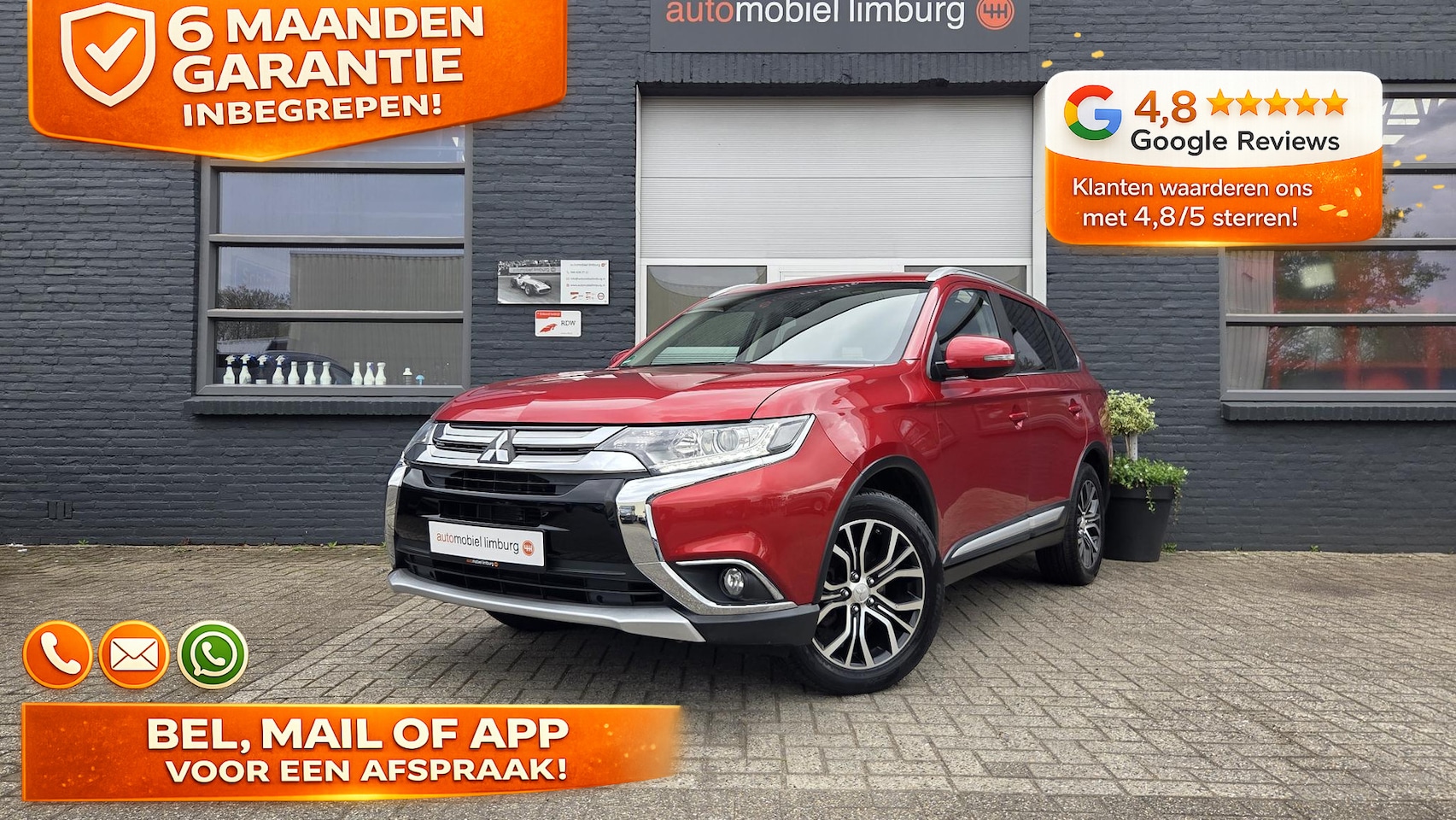 Mitsubishi Outlander - 2.0 Intense+ 4WD | AUTOMAAT | Carplay/Android | TREKHAAK | VOLLEDIGE ONDERHOUDSHISTORIE - AutoWereld.nl