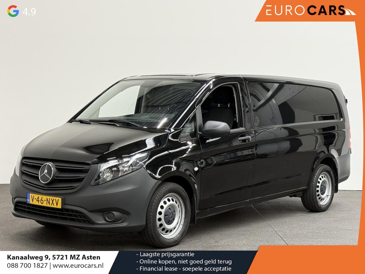 Mercedes-Benz Vito - 114 CDI Extra Lang Airco Cruise Control Navigatie Trekhaak Stoelverwarming 3-zits - AutoWereld.nl