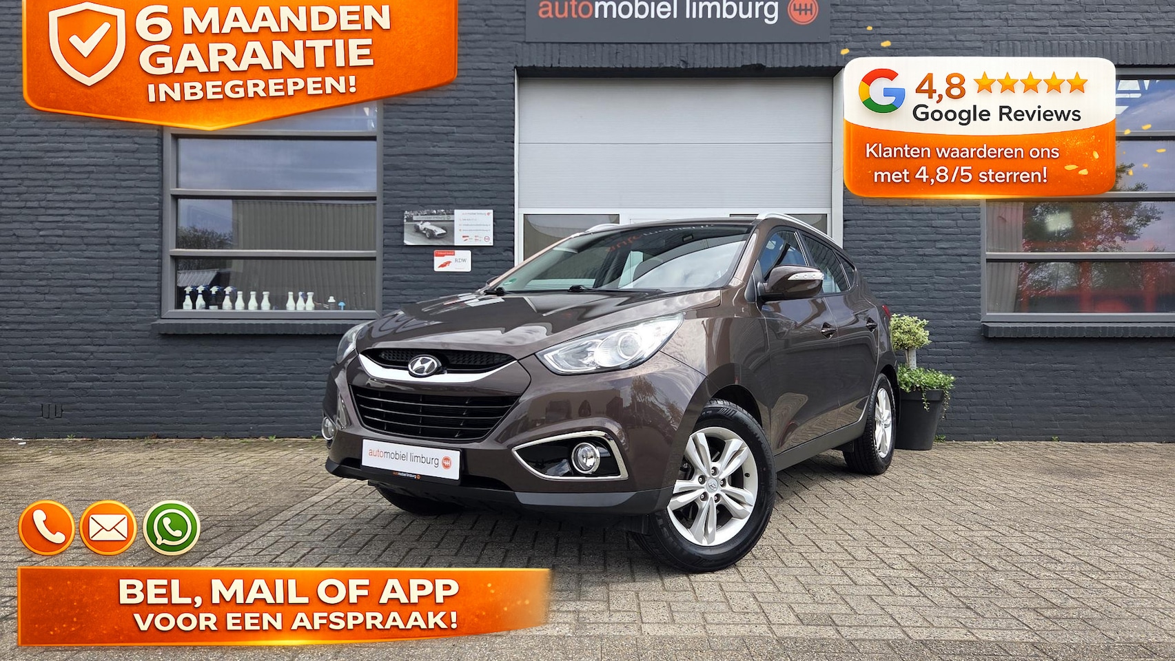 Hyundai ix35 - 1.6i GDI Comfort | PARKEERSENSOREN | HALF LEDER | VOL  AIRCO - AutoWereld.nl
