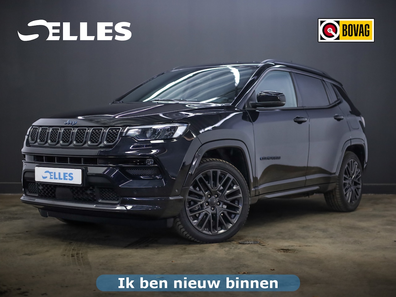 Jeep Compass - 4xe 240 Plug-in Hybrid Electric Limited | Lederen bekleding | Stoelventilatie - AutoWereld.nl