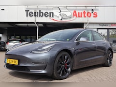 Tesla Model 3 - Performance AWD 75 kWh | 89, 8% SOH | Autopilot 3 | Lichtmetalen wielen | Lederen interieu
