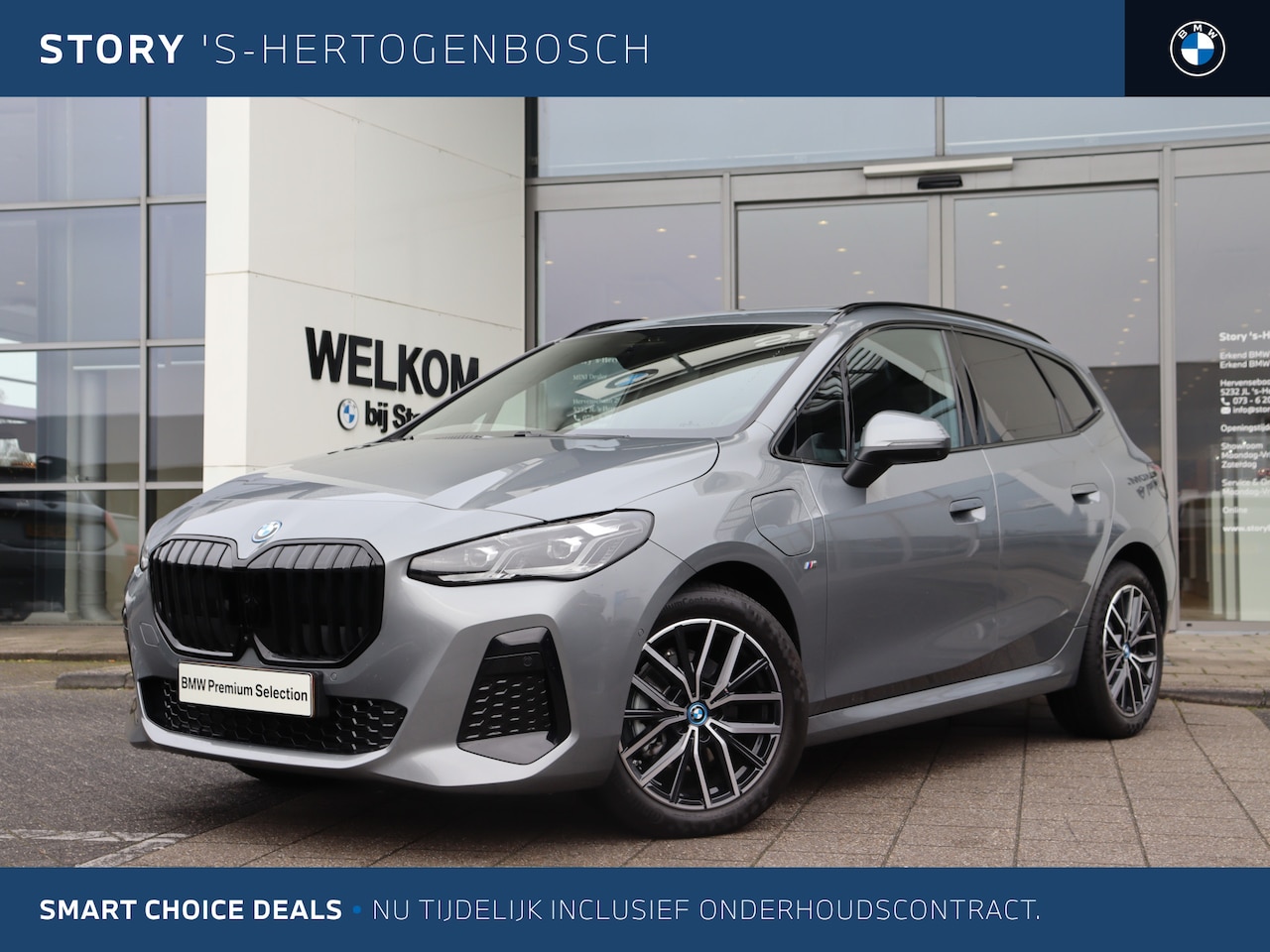 BMW 2-serie Active Tourer - 225e xDrive High Executive M Sport Automaat / Panoramadak / Trekhaak / Sportstoelen / M Ad - AutoWereld.nl