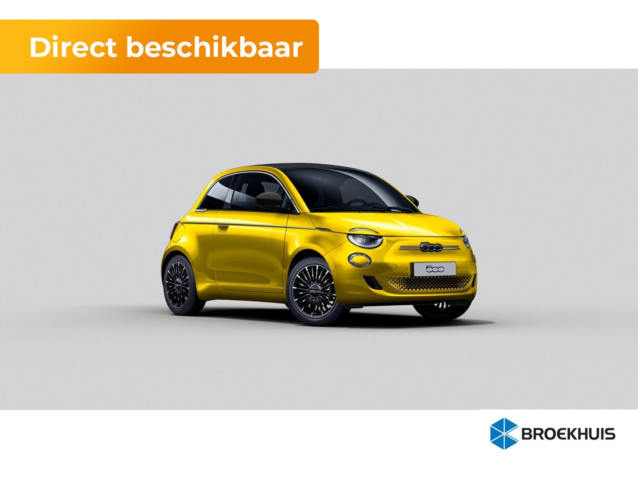 Fiat 500e - La Prima | 10,25" touchscreen radio met Bluetooth, DAB & USB | Automatische airconditionin - AutoWereld.nl