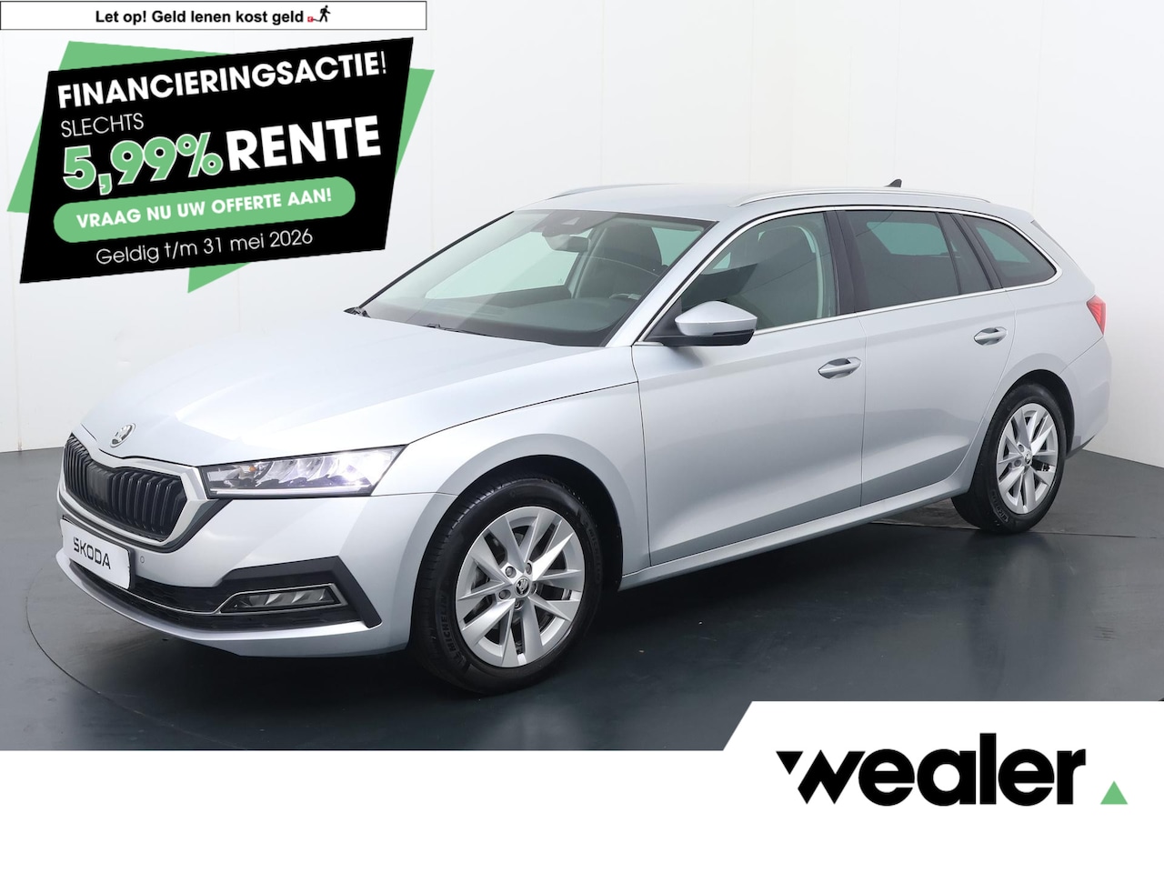 Skoda Octavia Combi - 1.0 TSI Business Edition | 110 PK | Cruise control | Climate control | LED verlichting | A - AutoWereld.nl