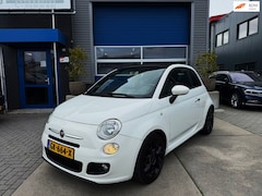 Fiat 500 - 0.9 TwinAir Lounge 86PK|Cabriolet|Half/Leder|USB-AUX|S-Sportuitvoering|Digital scherm|Airc