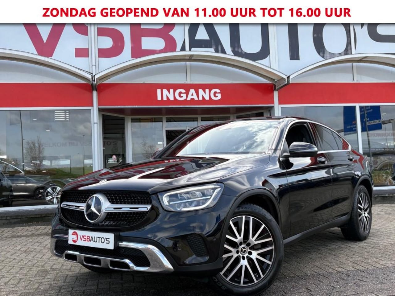 Mercedes-Benz GLC-klasse Coupé - GLC 200 AUT. 211PK LED LEER NAVIGATIE CAMERA BTW-AUTO CARPLAY AIRCO - AutoWereld.nl