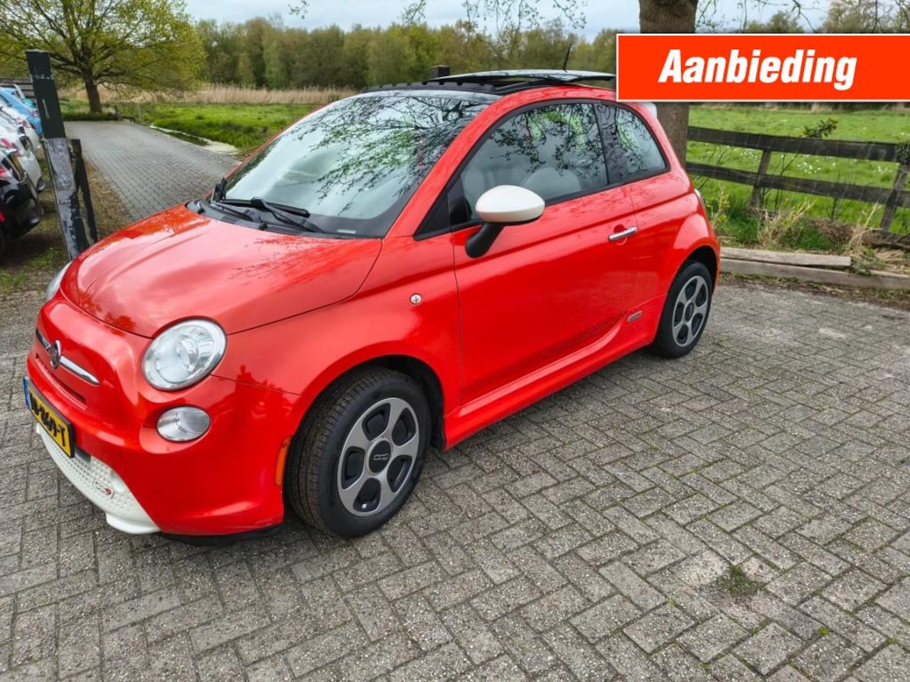 Fiat 500 - E-Classic 24KW-Schuifkanteldak- alle opties- Actie Priijs! - AutoWereld.nl