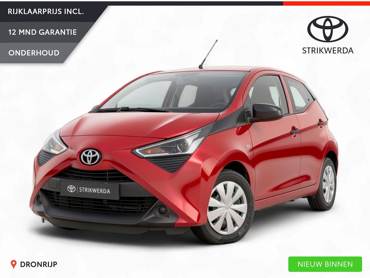 Toyota Aygo - 1.0 VVT-i x-fun | Dealer OH | Airco | Elek. ramen | Led | Bluetooth - AutoWereld.nl