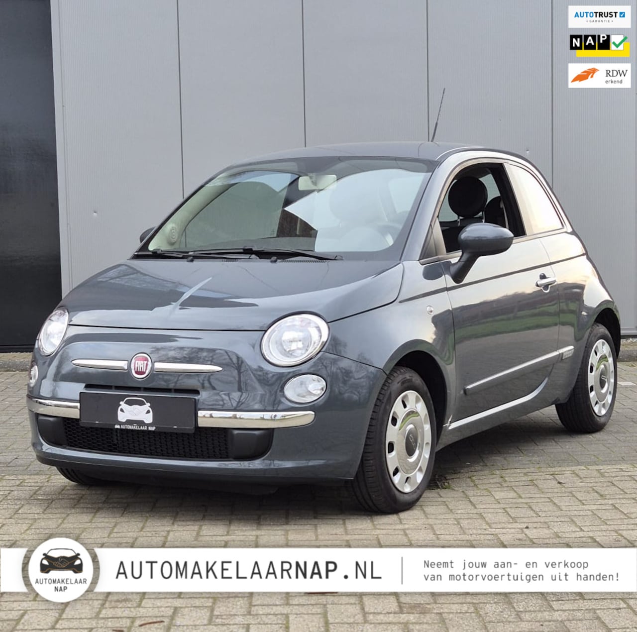 Fiat 500 - 1.2 Pop / Automaat / Lage KM-stand/ Org. NL / Rijklaar-Prijs !! - AutoWereld.nl