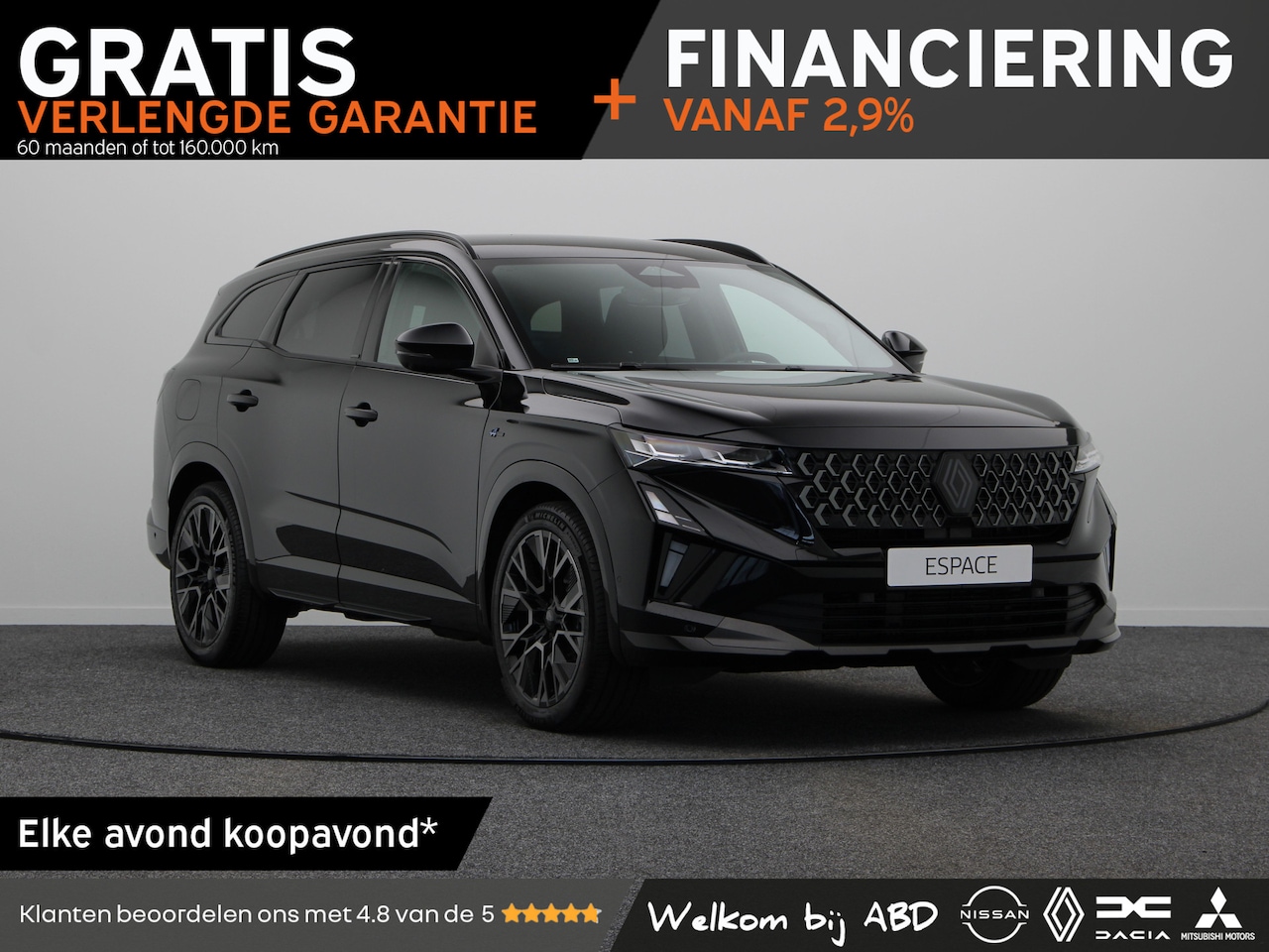 Renault Espace - esprit Alpine Hybrid 200 | Achteruitrijcamera | Adaptive Cruise Control | Elektronisch ger - AutoWereld.nl