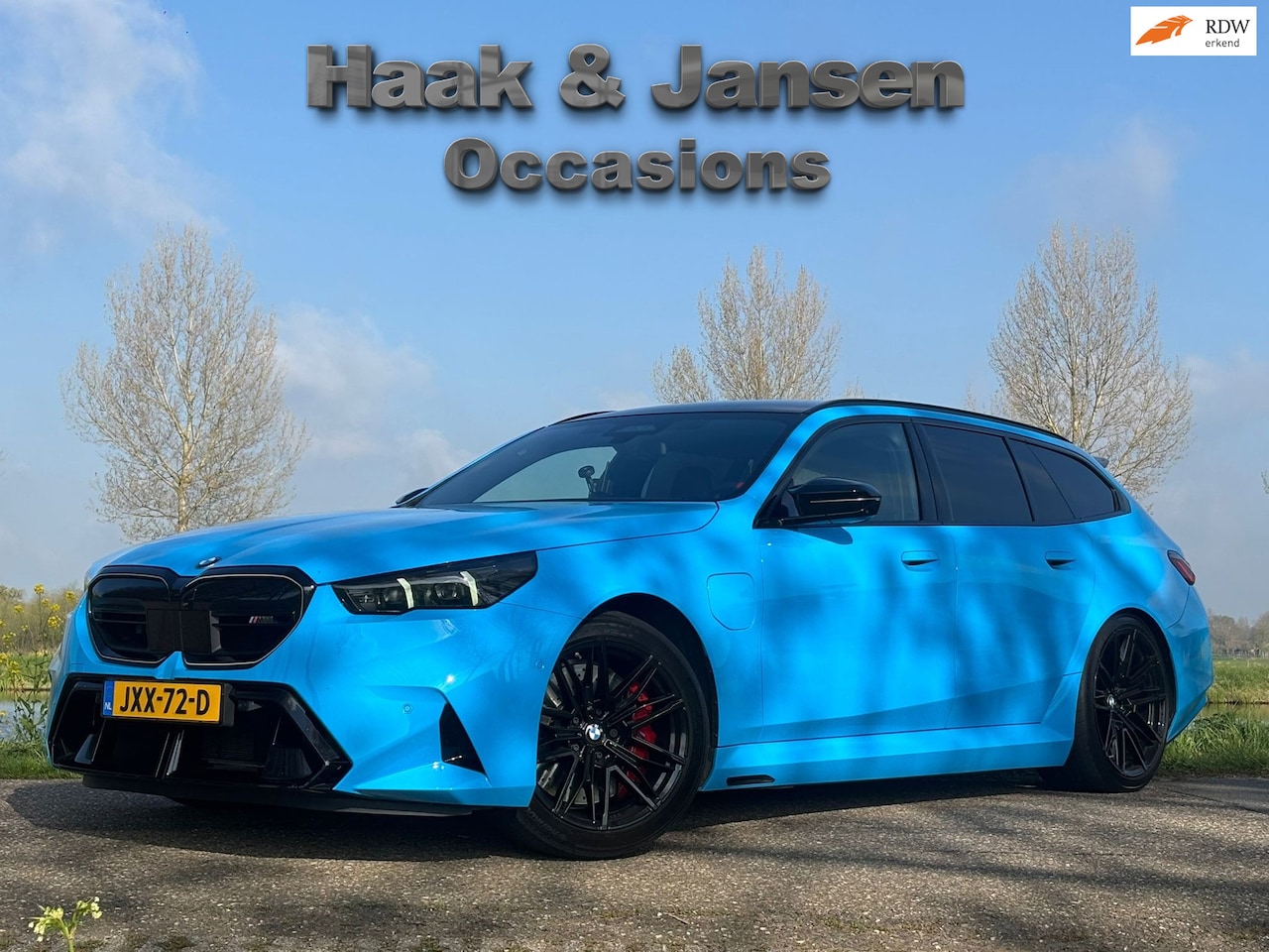 BMW 5-serie Touring - M5 rivierablue Drivers Assist Pro 727PK - AutoWereld.nl