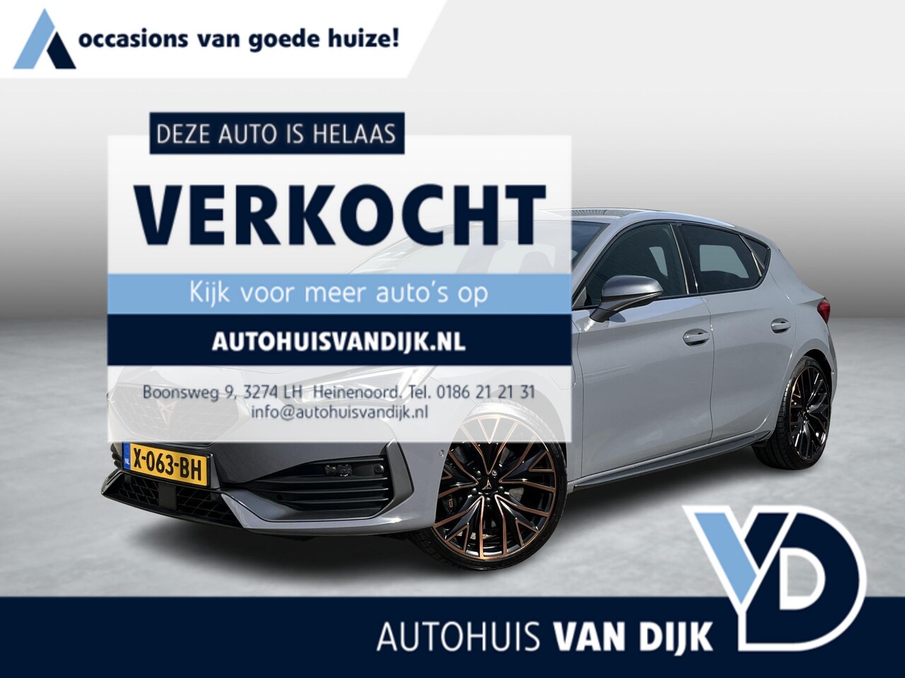 CUPRA Leon - 1.4 e-Hybrid VZ Performance | Voll.Historie/Navi/Clima/Adapt.Cruise/19"/Camera/Stoel+Stuur - AutoWereld.nl