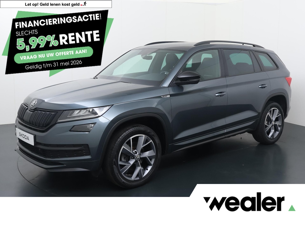 Skoda Kodiaq - 1.5 TSI Sportline Business | 150 PK | Automaat | Trekhaak wegklapbaar | Voorstoelen verwar - AutoWereld.nl