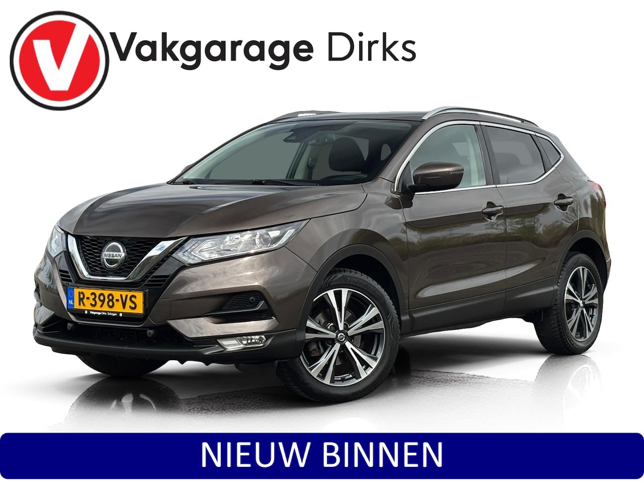 Nissan Qashqai - 1.3 DIG-T 160 PK Aut7 N-Connecta ✅ Pano ✅ CarPlay ✅ Camera - AutoWereld.nl